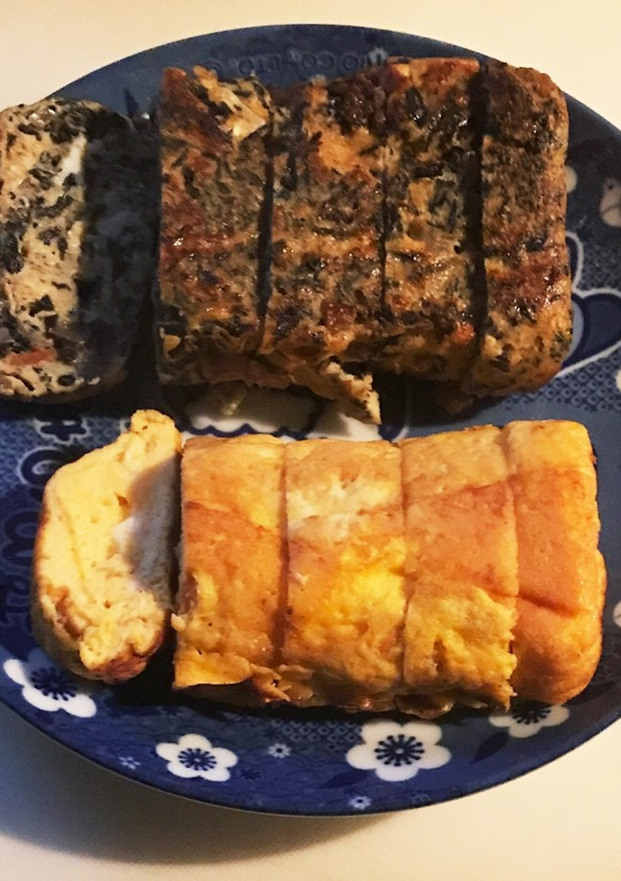 ひじきの卵焼きと普通の卵焼き-レシピのメイン写真
