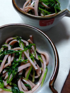 *豆苗とハムの和物*-レシピのメイン写真