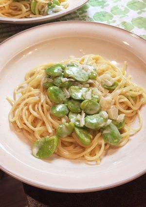 空豆のクリームパスタ-レシピのメイン写真
