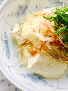 昆布茶で温奴風-レシピのメイン写真