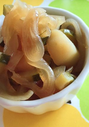 ズッキーニとじゃがいもの甘辛煮-レシピのメイン写真