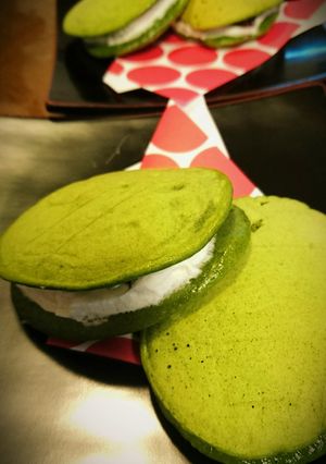 餡とホイップクリーム入り・抹茶どら焼き-レシピのメイン写真