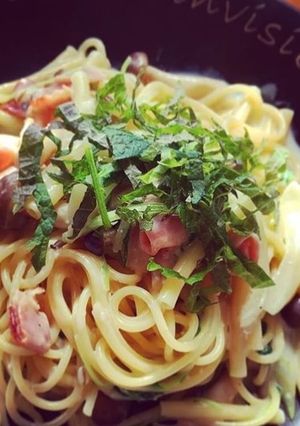 豆乳味噌クリームパスタ-レシピのメイン写真