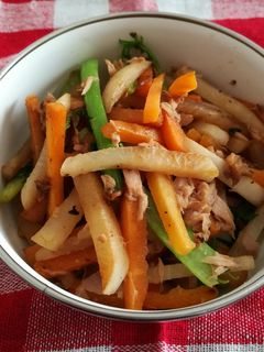 大根と人参とツナの炒め物-レシピのメイン写真