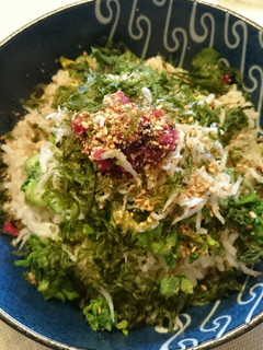 簡単朝ごはん たっぷり菜の花&しらす丼-レシピのメイン写真