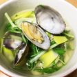 春の白だしあさりうどん