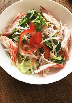 めんつゆ簡単冷やしサラダうどん-レシピのメイン写真