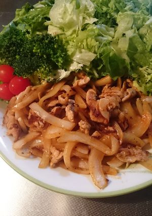 ☆豚こま肉でﾎﾟｰｸﾁｬｯﾌﾟ☆-レシピのメイン写真