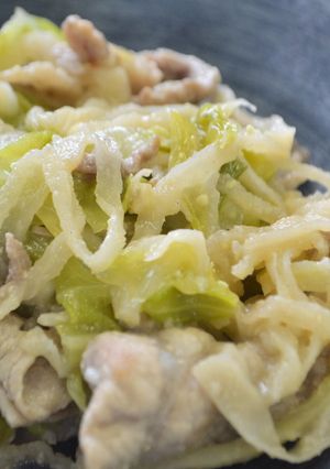 豚バラ肉と春キャベツのマヨネーズ炒め-レシピのメイン写真