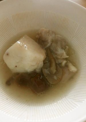 離乳食後期　里芋と鶏肉となめこの中華煮-レシピのメイン写真