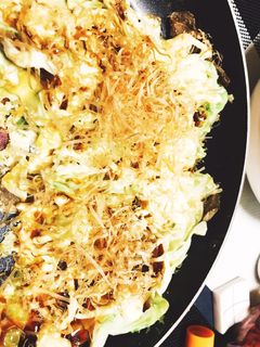 冷凍コンニャクでお好み焼き☆糖質制限-レシピのメイン写真