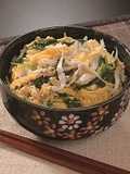 お箸がドンドン進む！白魚の卵とじ丼