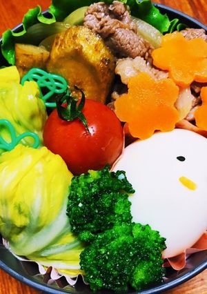 サラダチキンのキャベツ巻き♪お弁当♪-レシピのメイン写真