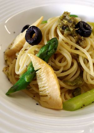 ばっけみそアレンジ～春色パスタ-レシピのメイン写真