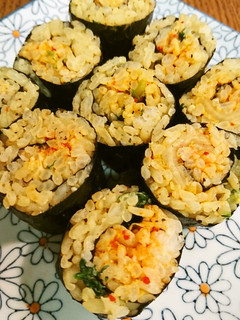 パセリ炒飯キムチ海苔巻-レシピのメイン写真