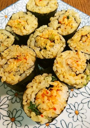 パセリ炒飯キムチ海苔巻-レシピのメイン写真