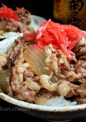 フライパンで♪ご飯が進むコク旨牛丼♡-レシピのメイン写真