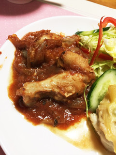 簡単♪手羽元のトマト煮込み☆味濃いめ-レシピのメイン写真