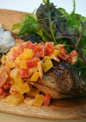 洋風に！鰤の ﾛｰｽﾞﾏﾘｰ焼き♬*゜-レシピのメイン写真