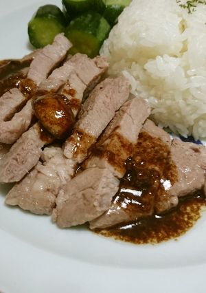 とんかつ用の豚ロースで♪絶品ポークソテー-レシピのメイン写真