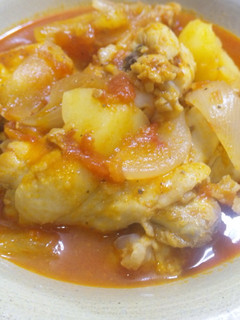 鶏手羽肉のトマト缶煮-レシピのメイン写真