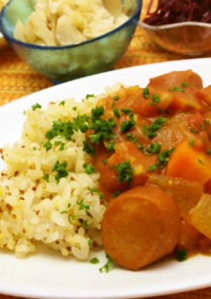 リーゼンボックヴルストのスパイシーカレー-レシピのメイン写真