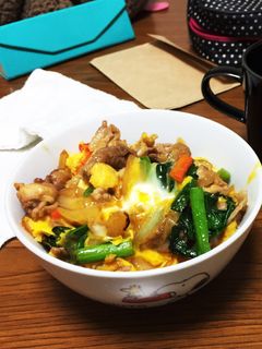 簡単卵とじ豚丼!-レシピのメイン写真