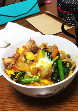 簡単卵とじ豚丼!-レシピのメイン写真