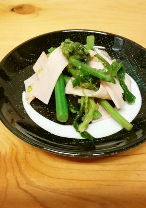 菜の花とハムのフレッシュマリネ-レシピのメイン写真