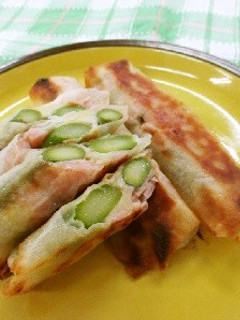 ベジ♪アスパラのスティック春巻き-レシピのメイン写真