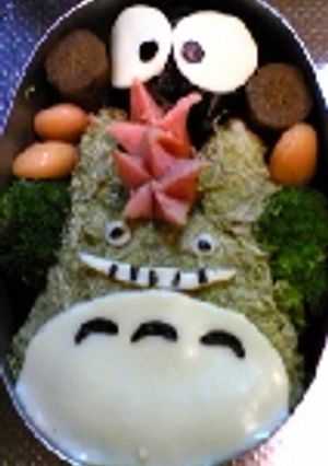 とろろのトトロ？【となりのトトロ弁当】-レシピのメイン写真