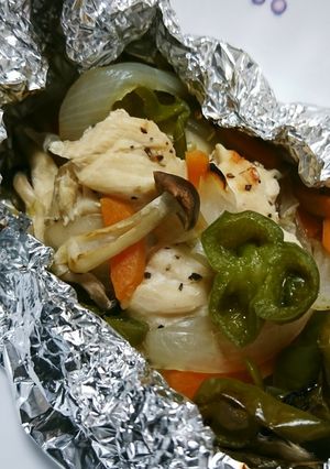 ダイエット♡﻿ささみのホイル焼きˊᗜˋ*-レシピのメイン写真