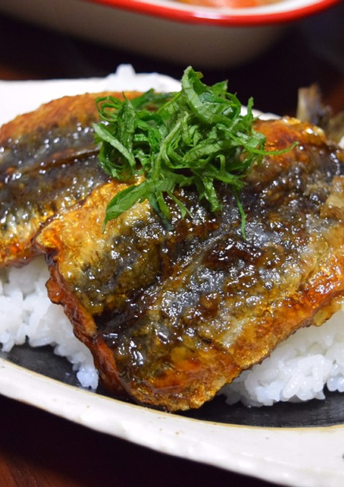 簡単！鰯の蒲焼き丼♪-レシピのメイン写真