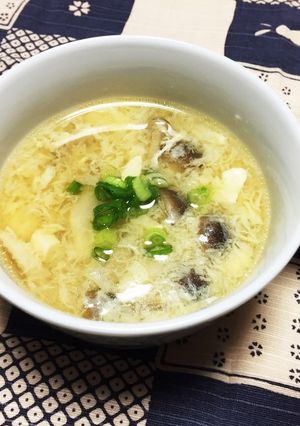 簡単！ふわとろ中華スープ-レシピのメイン写真