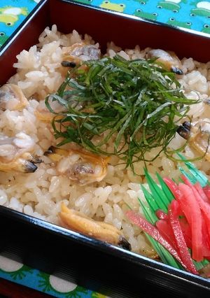 ☆あさりのガリバタ醤油ご飯☆-レシピのメイン写真