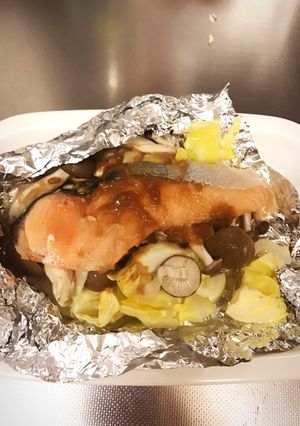 鮭のホイルちゃんちゃん焼き-レシピのメイン写真