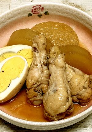 うまうま鶏手羽元と大根の甘辛さっぱり煮♪-レシピのメイン写真