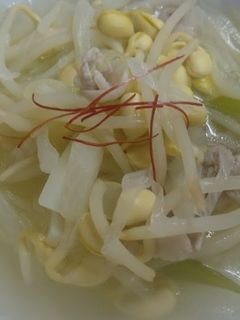 豚肉と大豆もやしのスープ-レシピのメイン写真