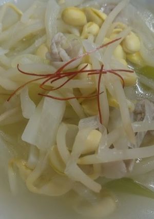 豚肉と大豆もやしのスープ-レシピのメイン写真