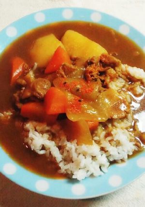 我が家の昔ながらのカレーライス-レシピのメイン写真