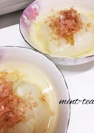カンタン！美味しい 新玉ねぎの白だし煮-レシピのメイン写真