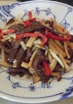牛肉とエリンギのオイスターソース炒め-レシピのメイン写真