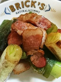 簡単 ‼ ねぎ焼き~あったらベーコンも✌-レシピのメイン写真