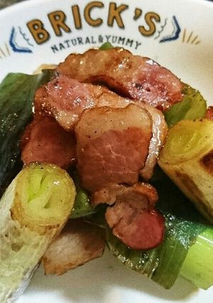 簡単 ‼ ねぎ焼き～あったらベーコンも✌-レシピのメイン写真