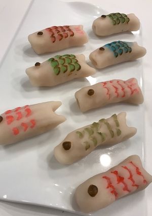鯉のぼり！練りきり-レシピのメイン写真
