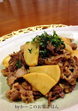 筍と牛肉のオイスターソース炒め-レシピのメイン写真