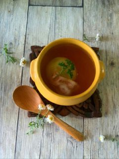 圧力鍋で!丸ごと玉ねぎスープ-レシピのメイン写真