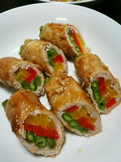 彩り肉巻き-レシピのメイン写真