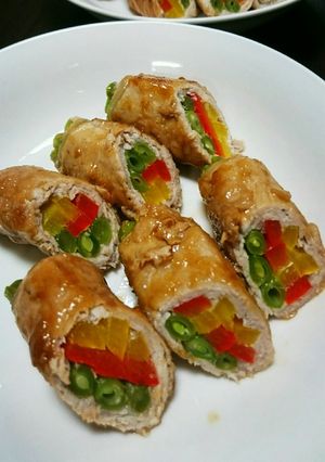 彩り肉巻き-レシピのメイン写真