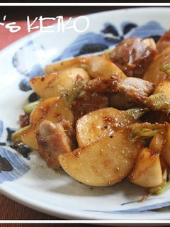 こかぶと鶏肉のこってり炒め-レシピのメイン写真